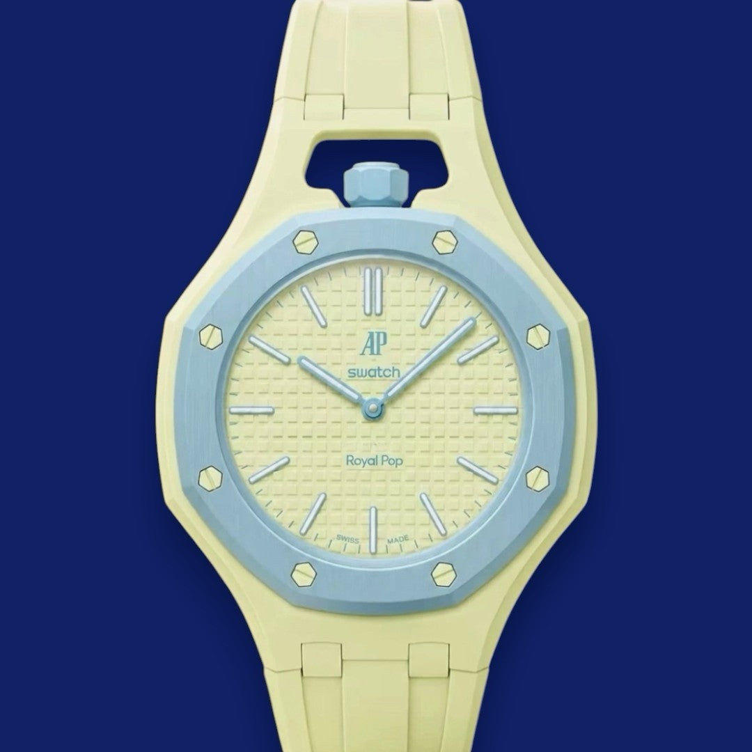 Swatch x AP Royal Pop Custom Wrist Strap – Limited Edition