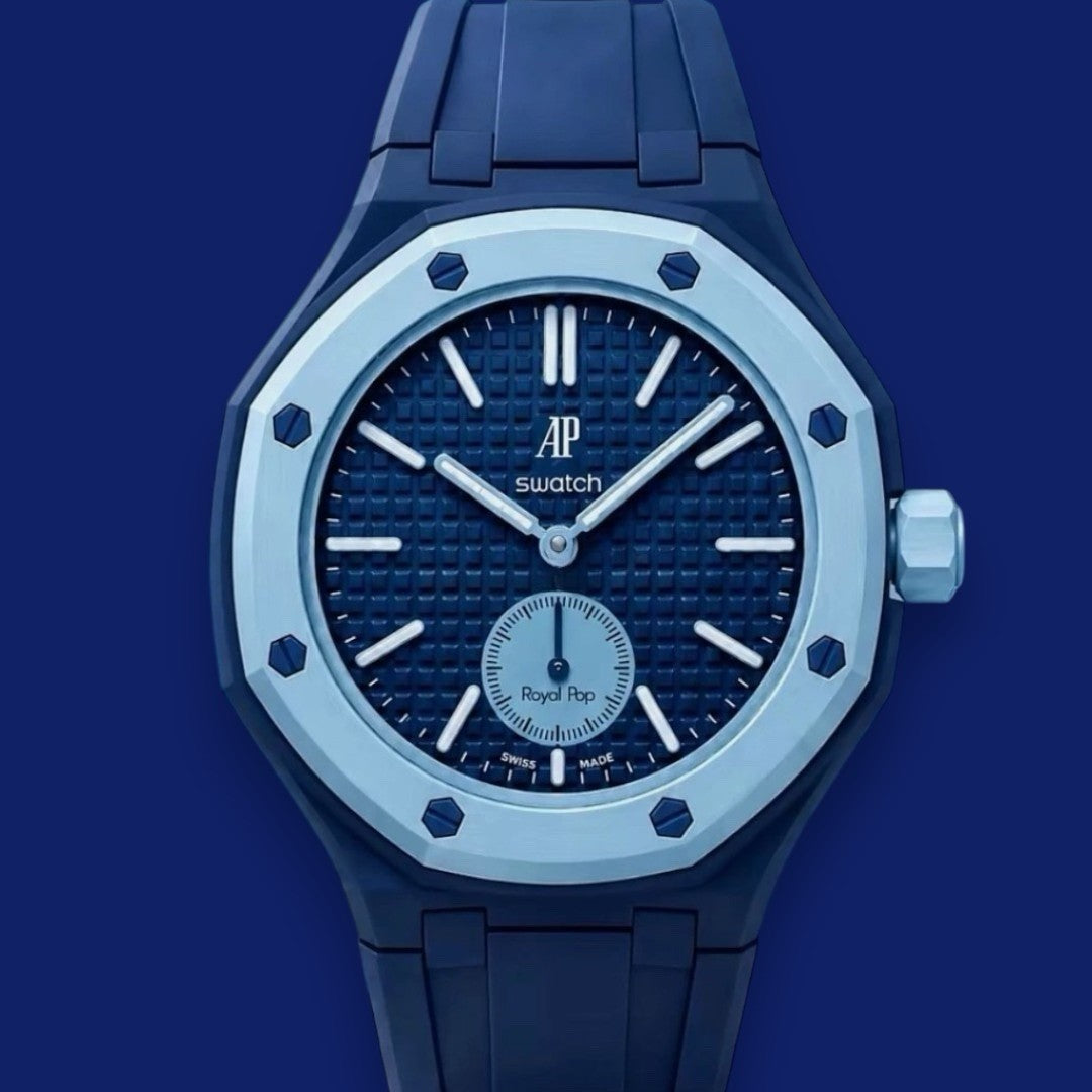Swatch x AP Royal Pop Custom Wrist Strap – Limited Edition