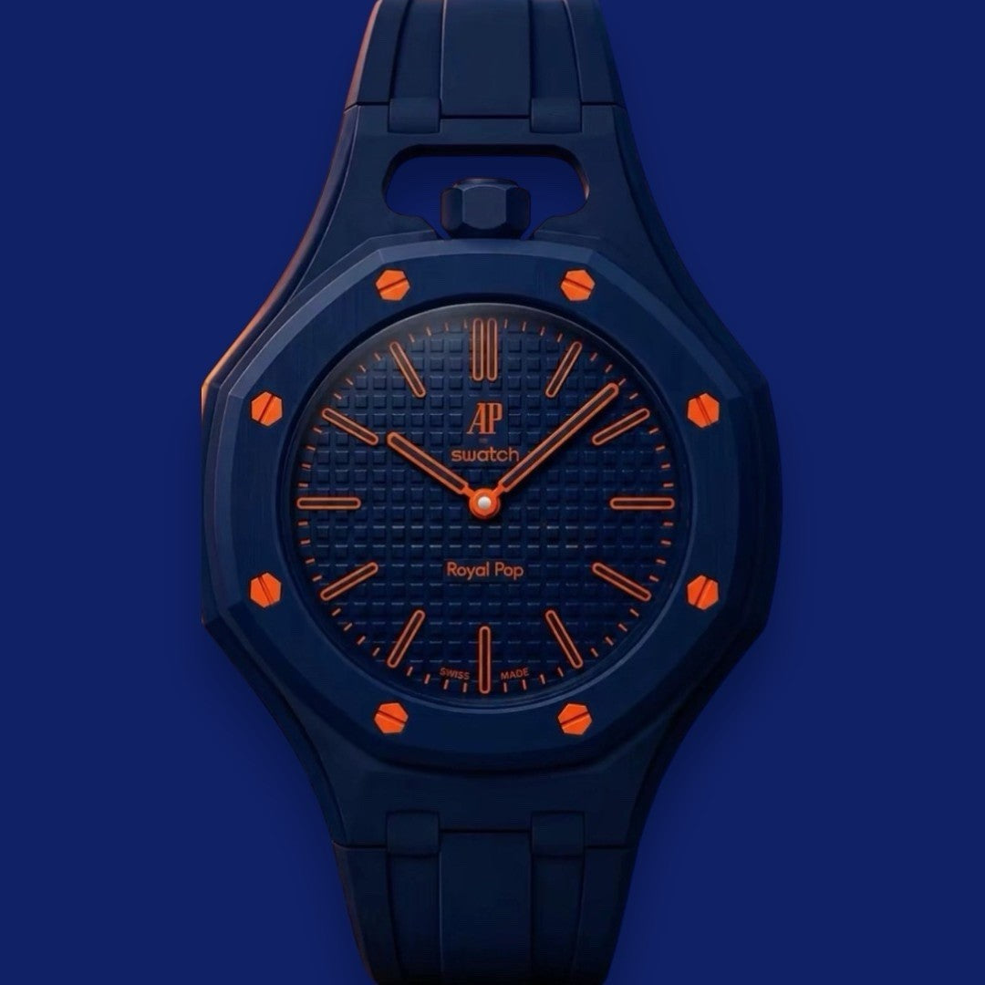 Swatch x AP Royal Pop Custom Wrist Strap – Limited Edition