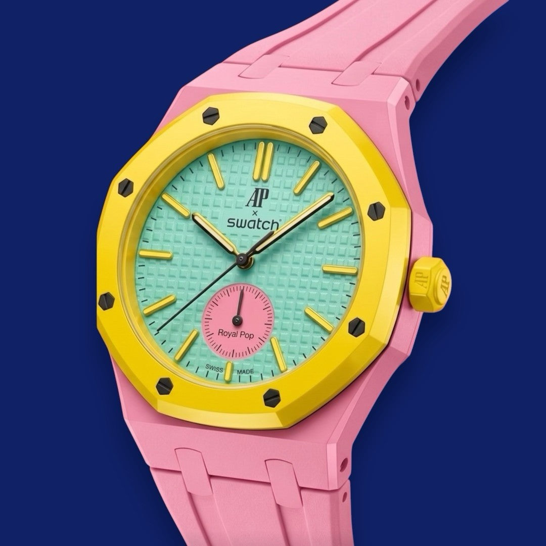Swatch x AP Royal Pop Custom Wrist Strap – Limited Edition